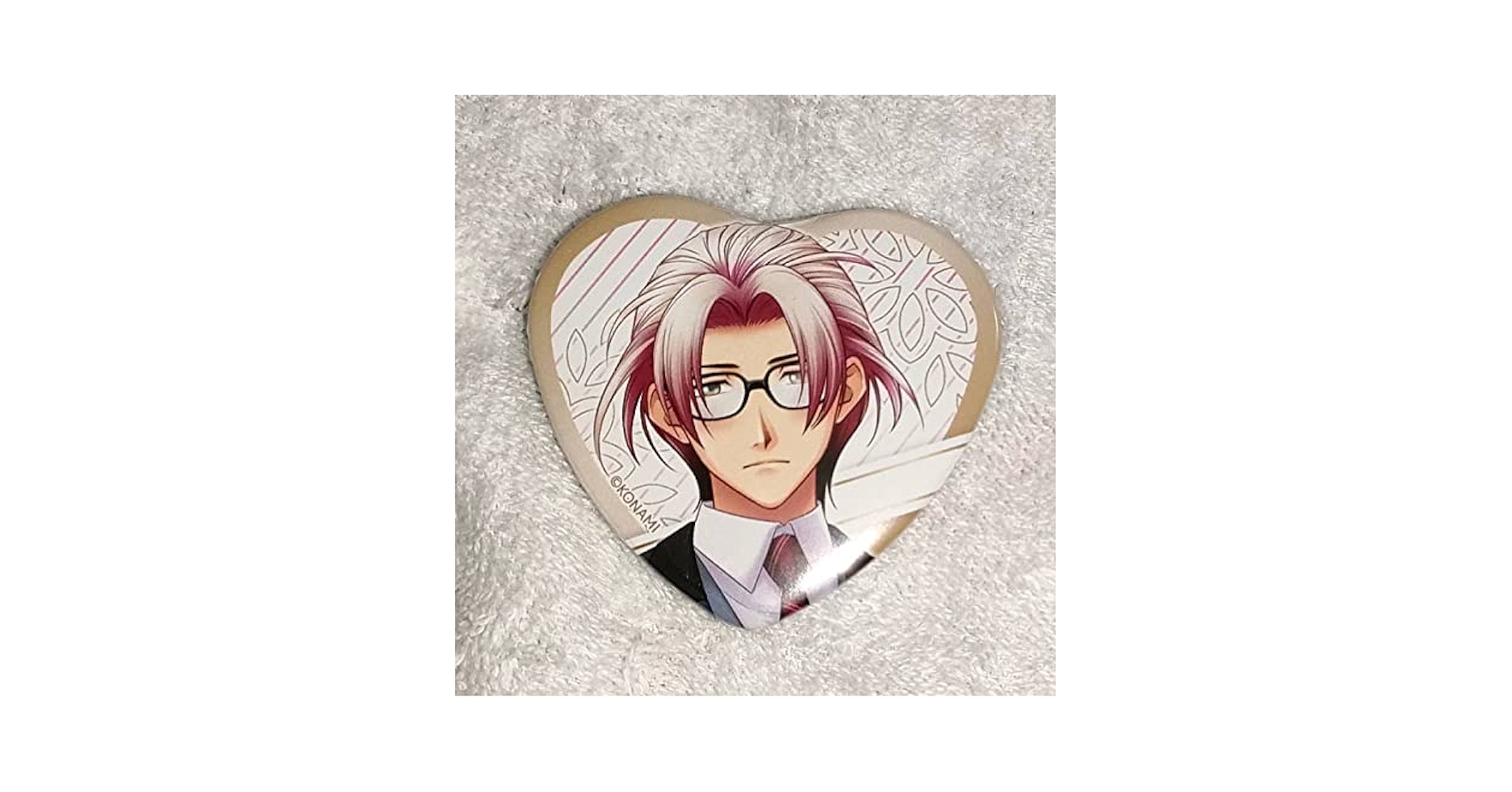 ときめきメモリアル☆ガールズサイド4 ホワイトデーハート型キャラバッジ ときめきメモリアル☆ガールズサイド4 ホワイトデーハート型